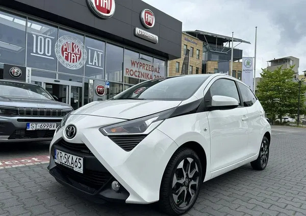 toyota aygo Toyota Aygo cena 44900 przebieg: 48003, rok produkcji 2018 z Radzionków